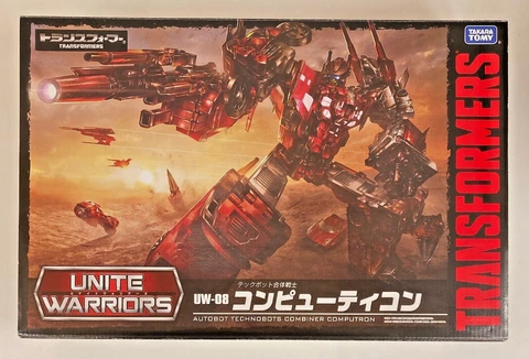 Takara Tomy Transformers Unite Warriors UW08 Computecon Action Figure Near Mint Cover