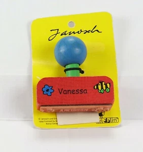 Stempel Namensstempel Blume+Tigerente Name Vanessa - Bild 1 von 1