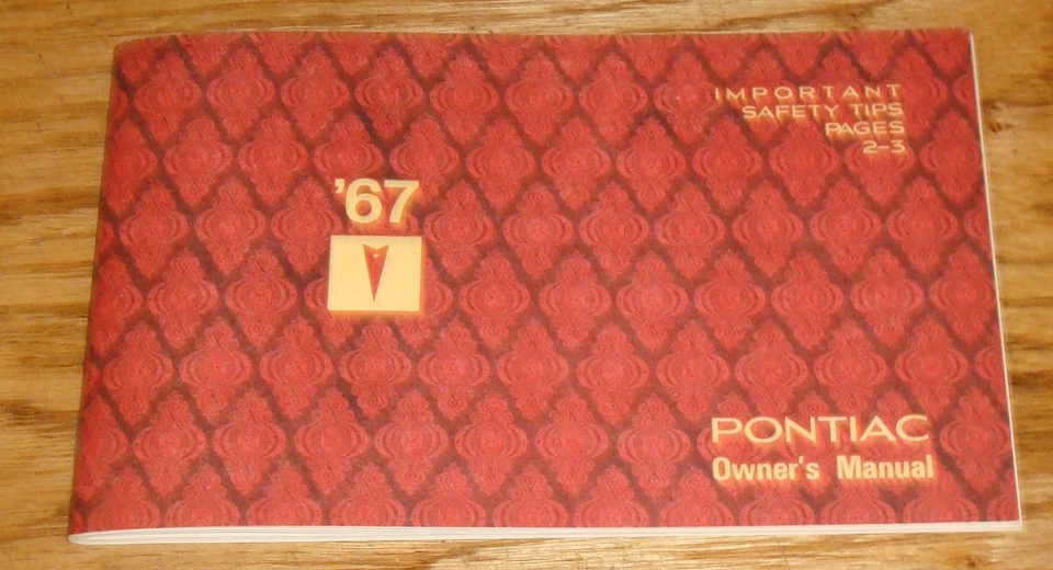 1967 Pontiac & Tempest Owners Operators Manual 67 GTO Bonneville Grand Prix - Image 1 of 1