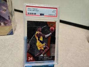 2007 Topps Finest Basketball #24 Kobe Bryant PSA 9 - Picture 1 of 2