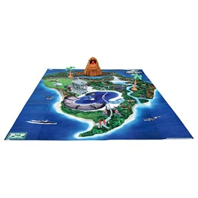 TAKARA TOMY Ania Jurassic World Big Dinosaur Kingdom Mapa con Owen y T-Rex NUEVO Foto 1 de 3