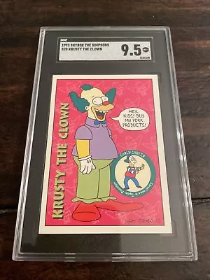 The Simpsons - 1993 Skybox Trading Cards #S20 KRUSTY THE CLOWN SGC 9.5 - Image 1 of 4