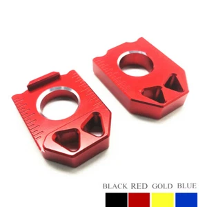 CNC Rear Chain Adjuster Axle Block For 2005-2021 SUZUKI DRZ400SM DRZ DR-Z 400SM - Picture 1 of 23