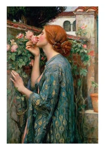 Oil Painting repro John William Waterhouse The Soul of the Rose - Picture 1 of 1