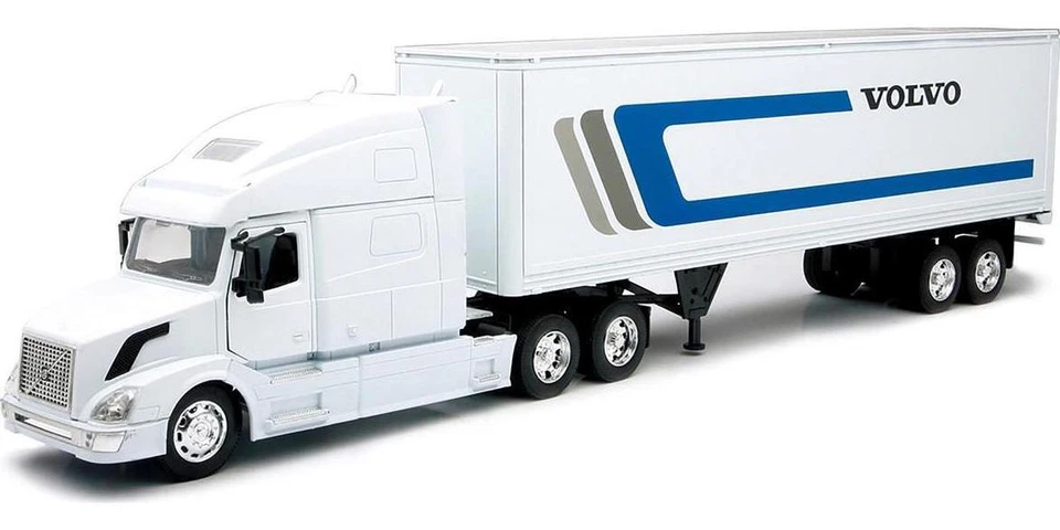 Camión Volvo VN-780 con remolque furgoneta seca camioneros de larga distancia serie 1/32 nuevo Ray Foto 1 de 4