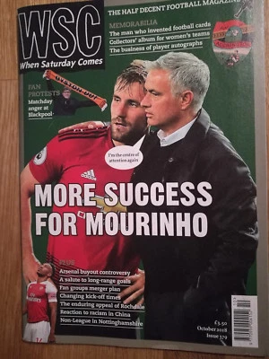 When Saturday Comes football magazine. Oct 2018 issue ft. Worksop Town & Basford - Image 1 of 2