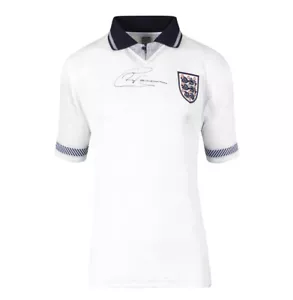 Chris Waddle signiertes England Shirt - 1990 Autogramm Trikot - Bild 1 von 2