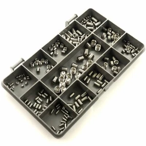 KIT DE 200 TORNILLOS SURTIDOS DE ACERO INOXIDABLE A2 PUNTA DE COPA M3 M4 M5 M6 M8 - Imagen 1 de 2