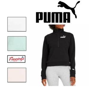 Puma Ladies' Half Zip Cropped Pullover W/ Front Pocket | I51 - Picture 1 of 13