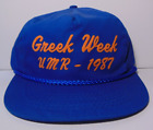 Nowy 1987 Vintage UMR Missouri Rolla Górnicy Grecki tydzień Sorority Braterstwo Kapelusz