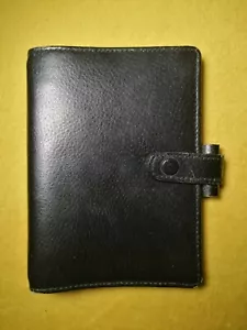 Vintage Filofax Pocket Windsor 1980's Black Leather Organiser Planner Rare Model - Picture 1 of 5