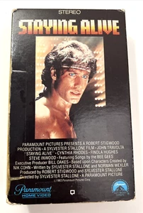 Staying Alive Betamax (NOT VHS) 1983 John Travolta Cynthia Rhodes - Picture 1 of 3