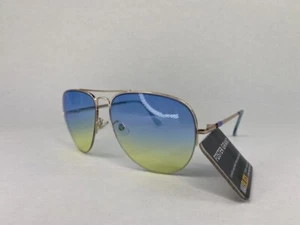MARCO DORADO FOSTER GRANT AVIATOR SIN MONTURA AZUL SE DESVANECE EN AMARILLO NS0118 35808FGX44 - Imagen 1 de 1