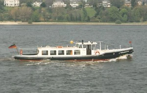 Bauplan Hafenbarkasse Süderelbe Modellbauplan Passagierschiff Schiffsmodell - Bild 1 von 1