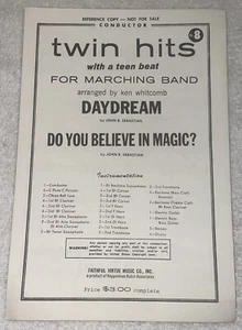 Vtg RARE Faithful Virtue Music Corp. Marching Band Daydream/Do You Believe In Ma - Picture 1 of 2