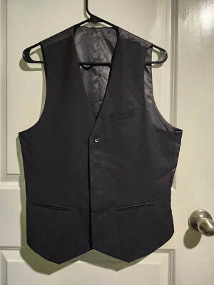 Men's tuxedo vest Black Wedding Formal - Image 1 of 4