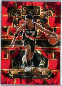 2023-24 Panini Select #81 Toumani Kamera rot rissig Eis Prizms RC FARBÜBEREINSTIMMUNG - Bild 1 von 2