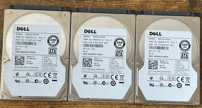 T7YWV Dell 250GB 7200RPM SATA 3Gbps 16MB Cache 2.5-inch Internal Hard Drive - Image 1 of 4