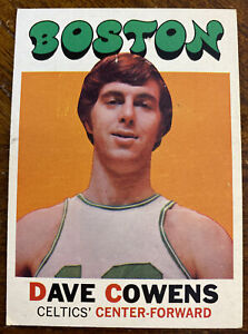 1971-72 TOPPS BASKETBALL DAVE COWENS ROOKIE RC CARD #47 CELTICS EX CONDITION