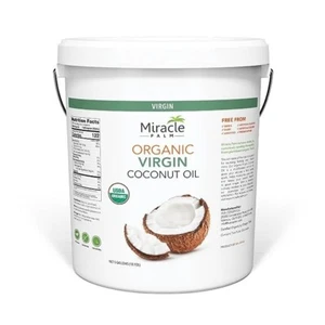 Organic, Un-refined Extra Virgin Coconut Oil 5 Gallon Pail - Picture 1 of 7