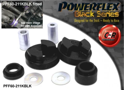 Powerflex Black Antriebsknochen Twist Engmnt Buchsen Für Clio 2 Ph2 172 182 - Bild 1 von 4