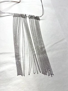 25 pcs. Rhodium Plated 15" Sterling Silver necklace chains- NOS - Picture 1 of 3