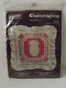 Charmin Chainstitching Kit # 35-32 Pineapple Pillow New In Package - Picture 1 of 4