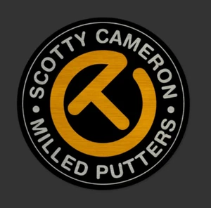 NEW! Scotty Cameron Sticker Large Circle T 3.125” Round School Bus Yellow/Light - Picture 1 of 3