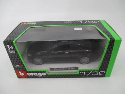 AU058 BURAGO 1/32  MERCEDES BENZ CL 550  COUPE NOIR Ref 43032B - Photo 1/4