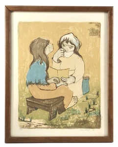 Argentinian Artist RAUL SCHURJIN "Coseritas de Sante Fe" Color Lithograph - Picture 1 of 4