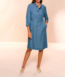 Vestido Heine vaquero obtik azul talla 44 - Imagen 1 de 5