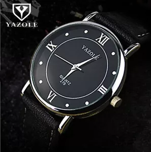Nuevo Reloj YAZOLE Cinturón de Cuero Hombre Reloj Modelos de Negocios Salvaje - Imagen 1 de 3