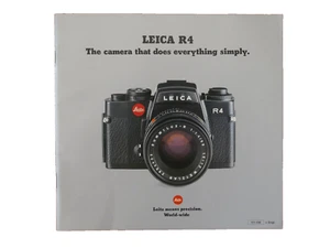 LEICA R, R4 CAMERA ORIGINAL PRODUCT GUIDE BROCHURE -english - Picture 1 of 3