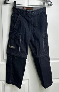 One Tough Brand OTB Corduroy Cargo Pants Zip Off Boys 8 Flaws* 90s Y2K Vintage - Picture 1 of 15