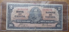 BANK OF CANADA 1937 $2.00 BANKNOTE ER 8761154