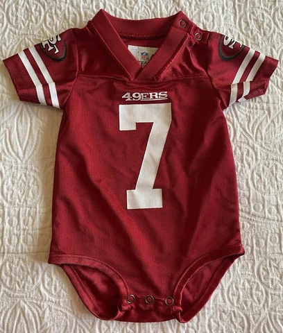 San Francisco 49ers NFL Kaepernick Infant Baby Jersey 0-3M Red Cover