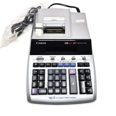 Canon MP1211-LTSC 2-Color Print Calculator 12 Digits. Made in China - Image 1 of 4