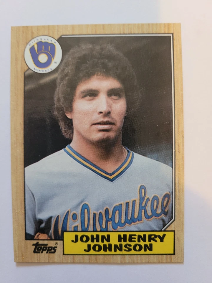 1987 TOPPS JOHN HENRY JOHNSON #377 NM - Image 1 of 1