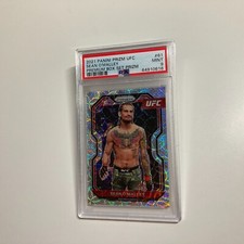 Sean O'Malley 2021 Panini Prizm UFC Premium Box Set Scope Card 18/99 #61 PSA 9
