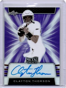 2019 LEAF METAL Clayton Thorson Auto Purple 15/25 - Picture 1 of 2