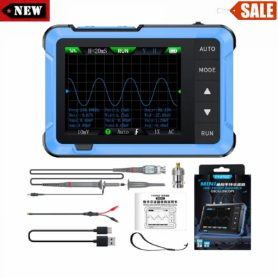 FNIRSI DSO510 10MHz Digital Oscillator 48MS/s Sampling Rate Signal Generator - Image 1 of 4