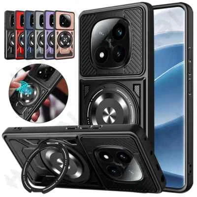 Funda Magnética Antigolpes para Xiaomi Redmi 14C Note 14 13 Pro Plus 5G Soporte Cubierta Foto 1 de 4