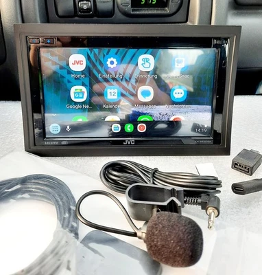 JVC KW-M875DBW USB DAB+ CarPlay WiFi Android Bluetooth Wireless Autoradio Touch - Bild 1 von 4