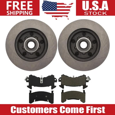 Rotores de freno delanteros + pastillas de freno de cerámica para Chevrolet El Camino 1979 1980 1981 Foto 1 de 4