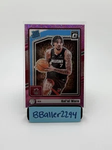 Kel'el Ware 2024-25 Panini Donruss Optic Rated Rookie Pink Glitter Prizm /275 - Bild 1 von 2