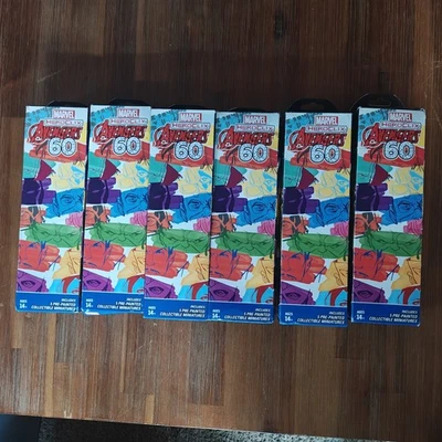 Marvel Heroclix Avengers 60th Anniversary Incomplete Booster Brick (6 Boosters) - Image 1 of 4