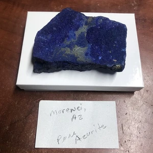 446 Gramm Morenci Pure Azurite Natural Mineral Greenlee County, Arizona - Picture 1 of 15