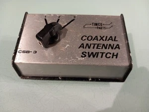 timco parts csb-3 3-drożny przełącznik anteny SO239 koncentryczny sygnał radiowy HF VHF UHF - Zdjęcie 1 z 6