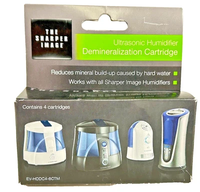 Sharper Image Ultrasonic Demineralization Humidifier Cartridges EVHDDC46CTM 4PK - Image 1 of 4