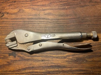 Vintage TIME SAVE Petersen Dewitt 10R Straight Jaws Locking Vise Grips Pliers US - Image 1 of 4
